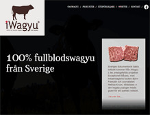 Tablet Screenshot of iwagyu.se
